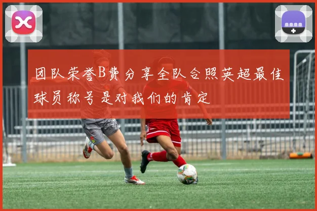 团队荣誉B费分享全队合照英超最佳球员称号是对我们的肯定